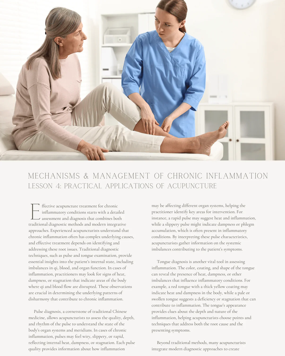 Acupuncture in Biomedicine: Mechanisms and Management of Chronic Inflammation - Chiropractic Continuing Education, Acupuncture, 4 Hours - Image 4