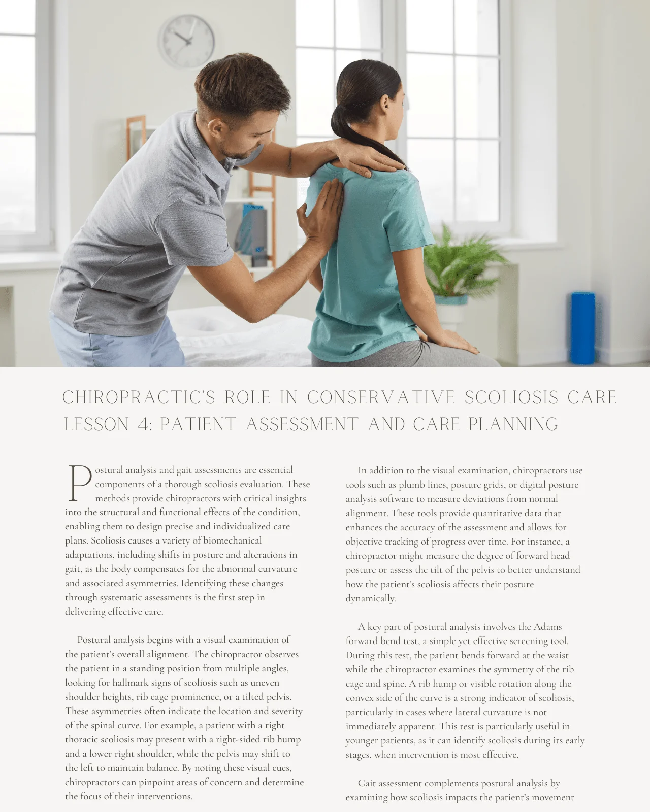 Before the Brace: Chiropractic's Role in Conservative Scoliosis Care - Chiropractic Continuing Education, General Adjustive Technique, 5 Hours - Image 5
