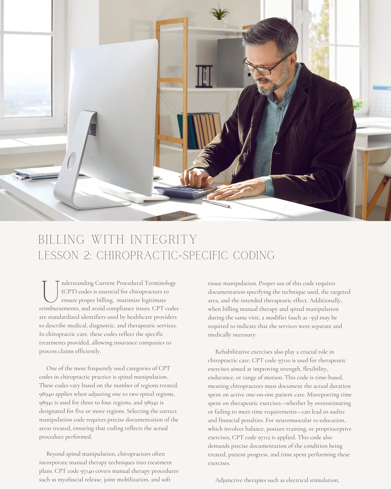 Billing with Integrity: Ethical and Compliant Coding for Chiropractic Practice - Chiropractic Continuing Education, Ethical Coding & Billing, 4 Hours - Image 3