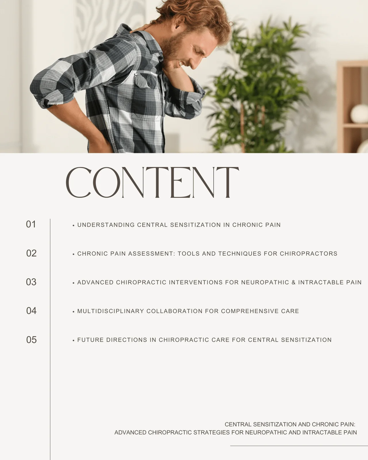 Central Sensitization and Chronic Pain: Advanced Chiropractic Strategies for Neuropathic and Intractable Pain - Chiropractic Continuing Education, Pain Management, 4 Hours - Image 3