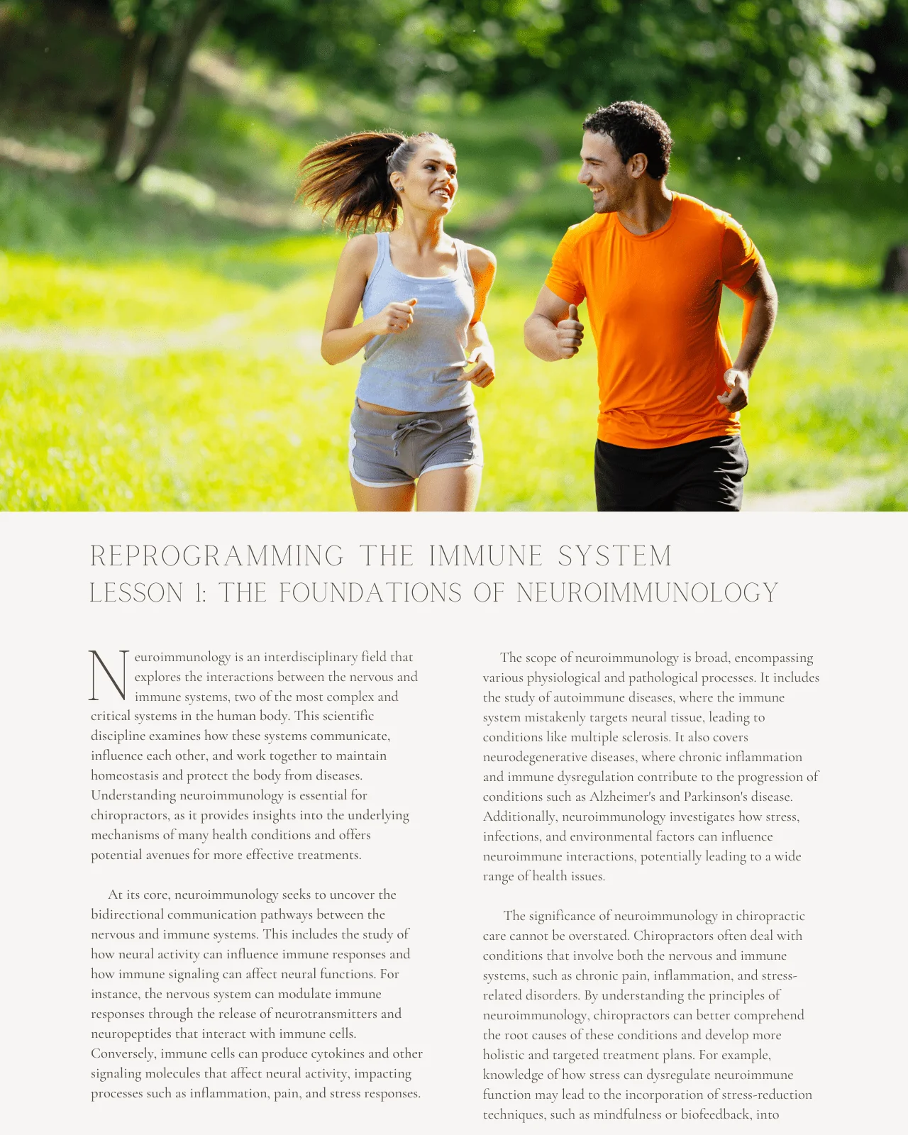 The Present and Future in Neuroimmunology: Reprogramming the Immune System Through Chiropractic - Chiropractic Continuing Education, General, Neurology, 12 Hours - Image 4