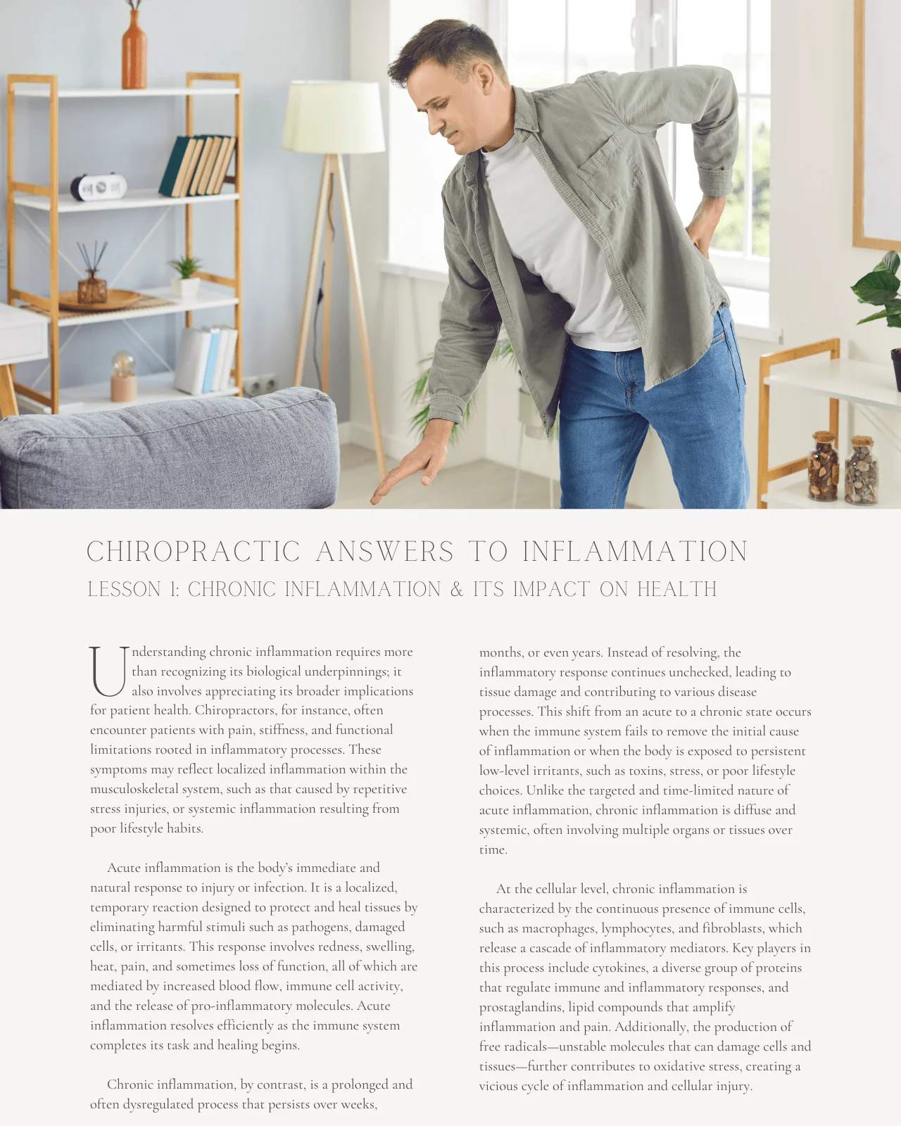From Pain to Peace: Chiropractic Answers to Inflammation - Chiropractic Continuing Education, Pain Management, 6 Hours - Image 4