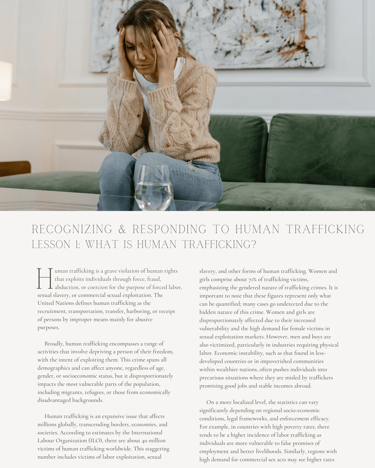 In Plain Sight: Recognizing and Responding to Human Trafficking in Healthcare - Chiropractic Continuing Education, Human Trafficking Awareness, 2 Hours - Image 3