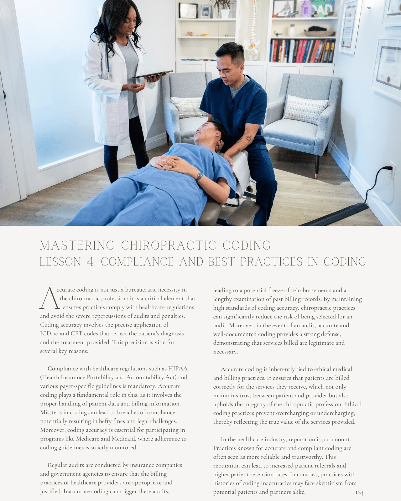 Chiropractic Coding: Navigating ICD-10 and CPT for Optimal Practice Management - Chiropractic Continuing Education, Billing, Documentation/Record Keeping, 6 Hours - Image 5