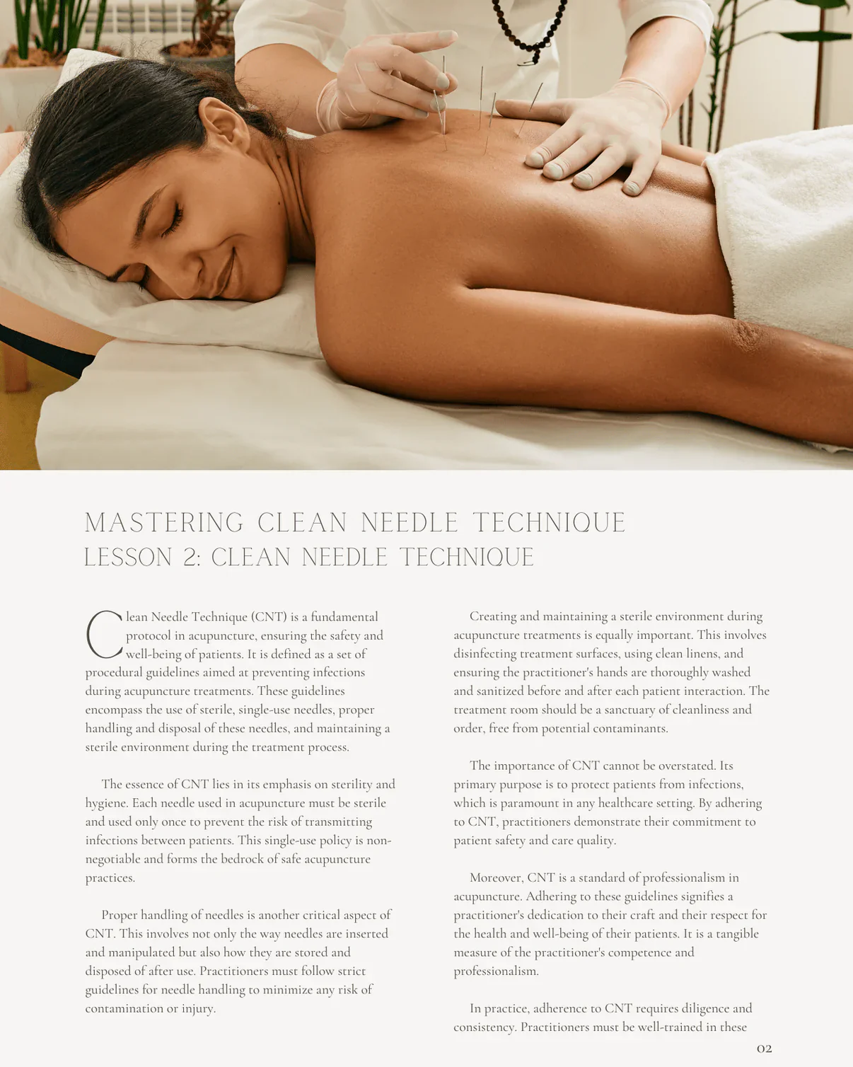 Mastering Safety in Acupuncture: Clean Needle Technique for Practitioners - Chiropractic Continuing Education, Acupuncture, Safety, 2 Hours - Image 4