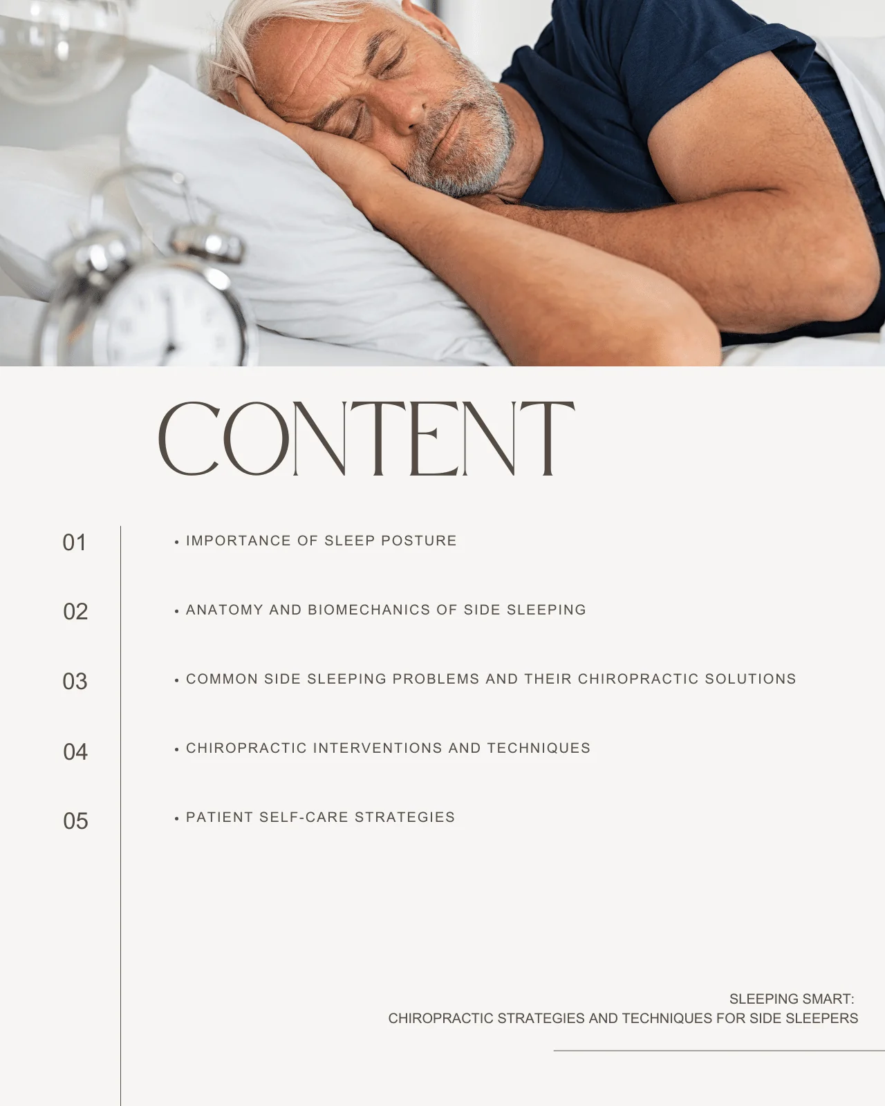 Sleeping Smart: Chiropractic Strategies and Techniques for Side Sleepers - Chiropractic Continuing Education, General Adjustive Technique, 6 Hours - Image 3