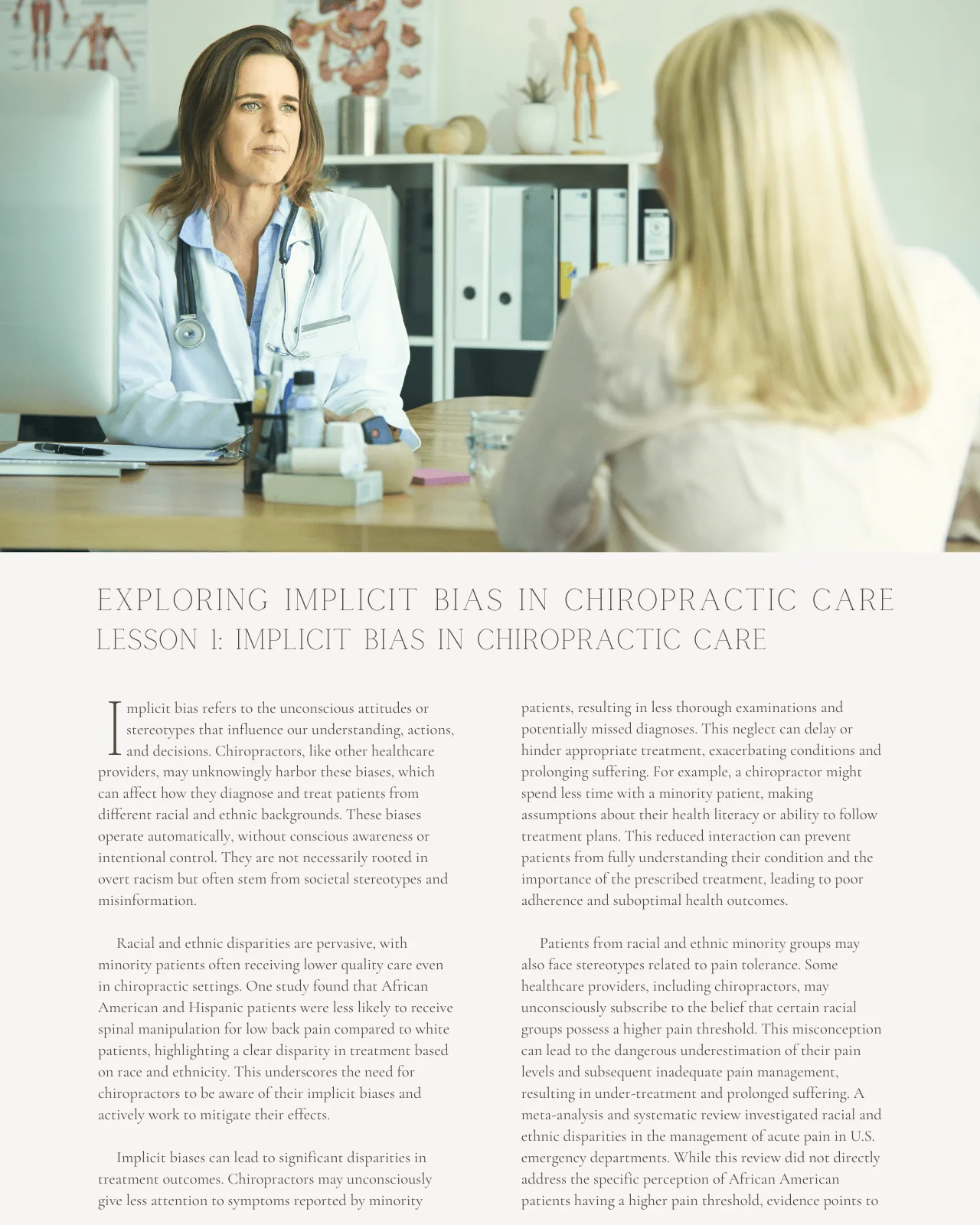 Understanding Implicit Bias in Healthcare - Chiropractic Continuing Education, Ethics, Implicit Bias, 1 Hour - Image 3