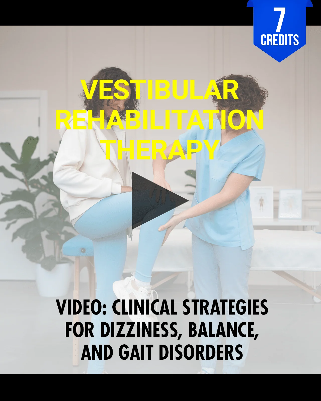 Vestibular Rehabilitation Therapy: Clinical Strategies for Dizziness, Balance, and Gait Disorders - Chiropractic Continuing Education, Neurology, 7 Hours